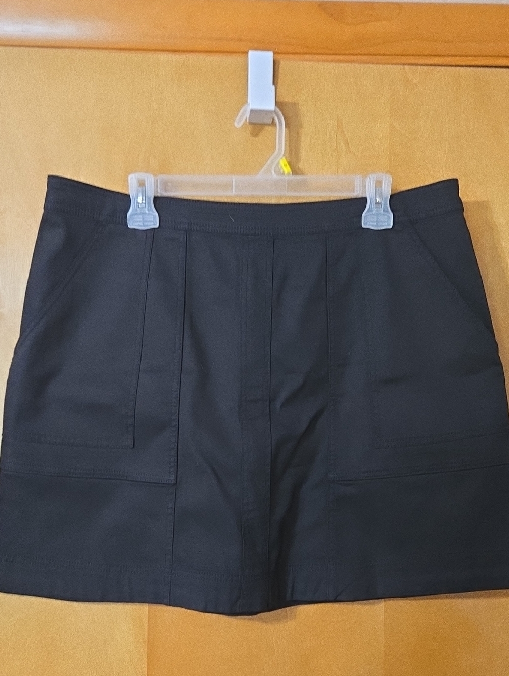 Cabi Zip Line Skirt Black Size 14